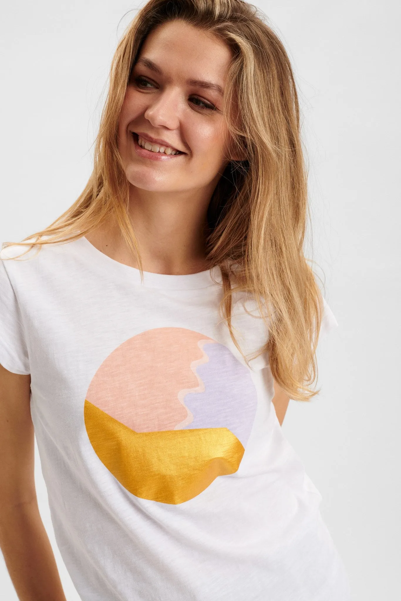 NUDUSANA TEE - Bright White