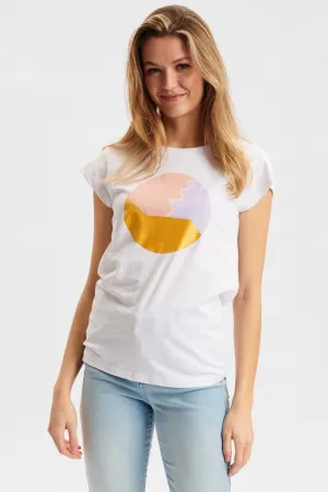 NUDUSANA TEE - Bright White
