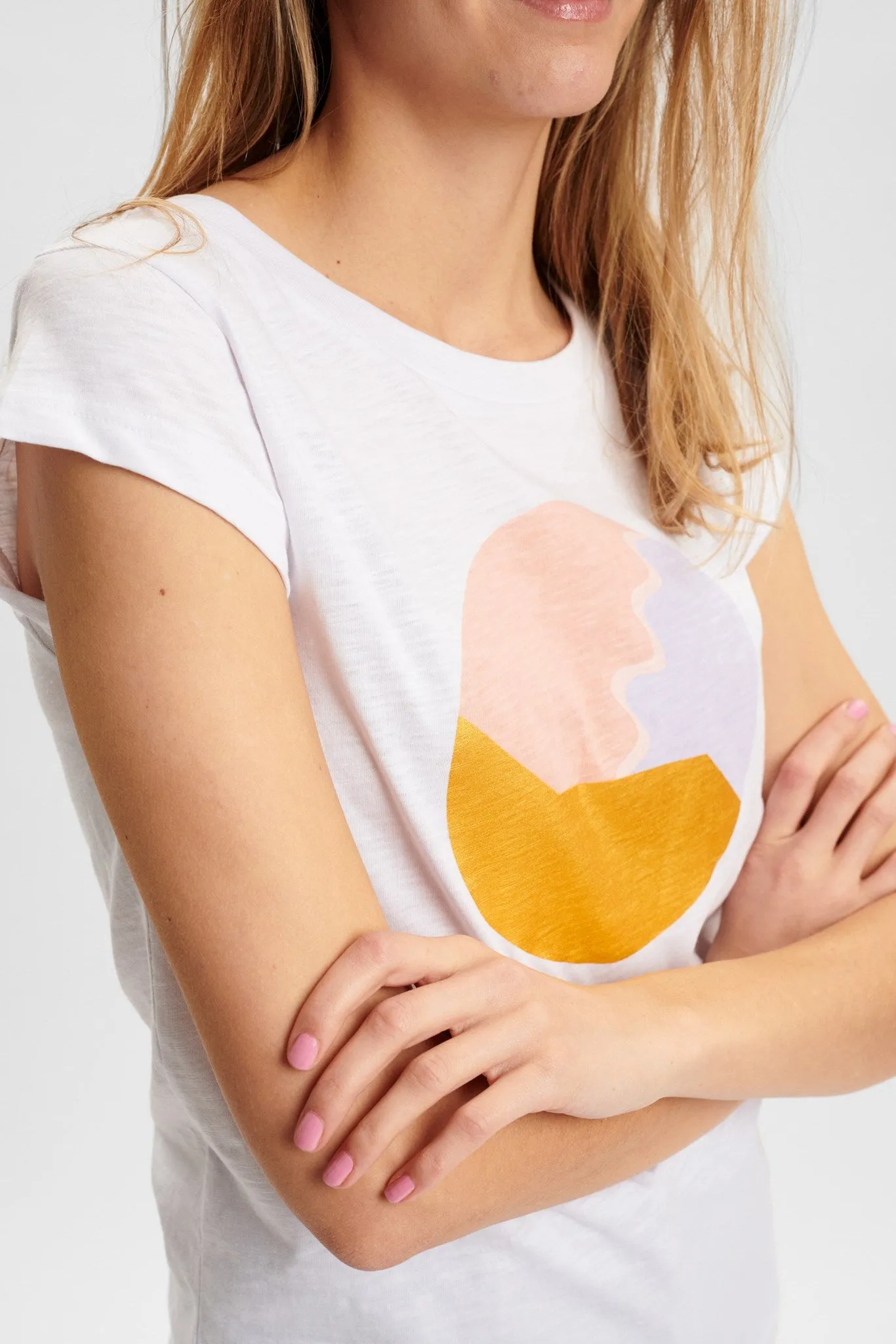 NUDUSANA TEE - Bright White