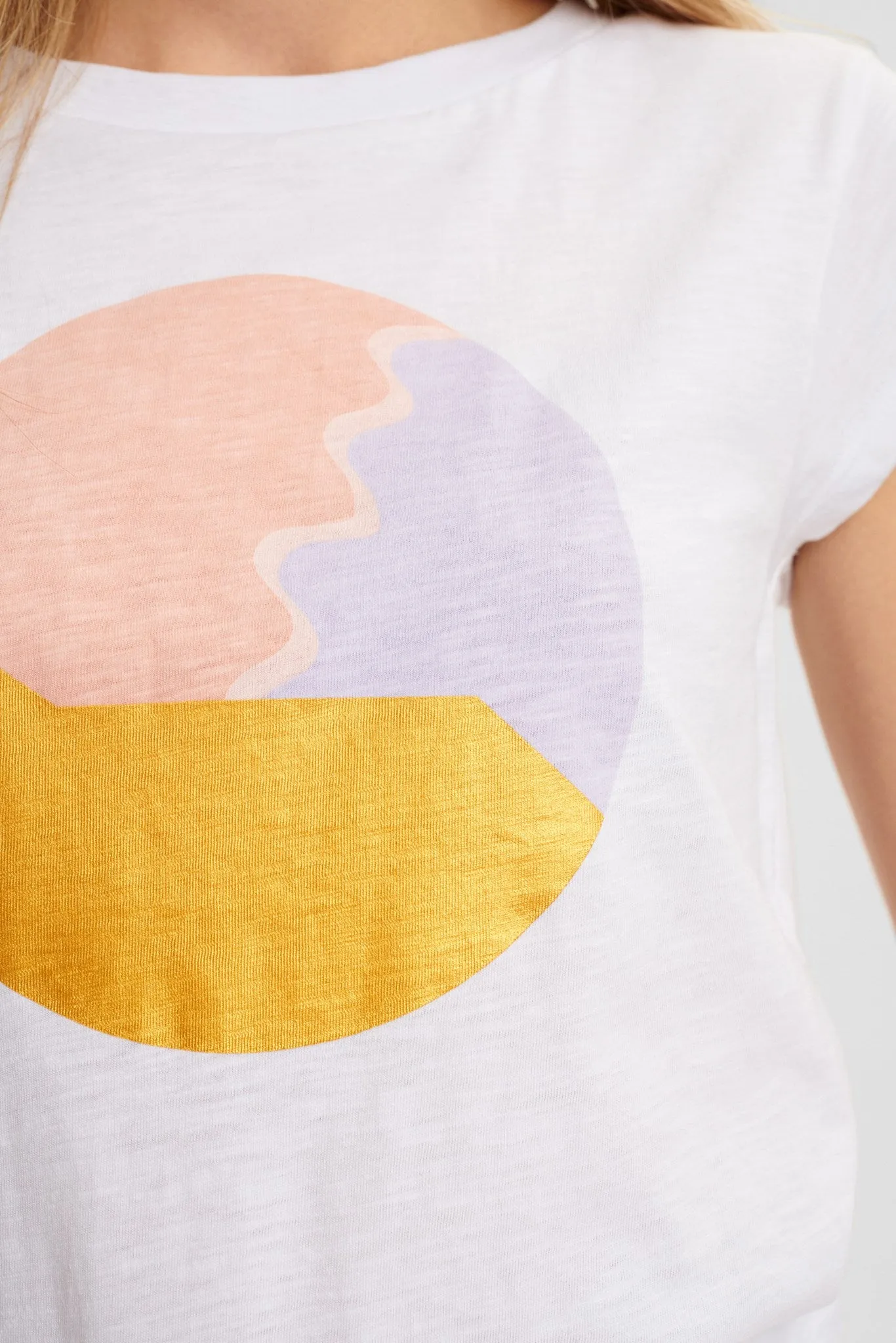 NUDUSANA TEE - Bright White