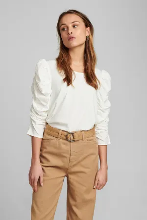 NUFIONA BLOUSE - Bright White