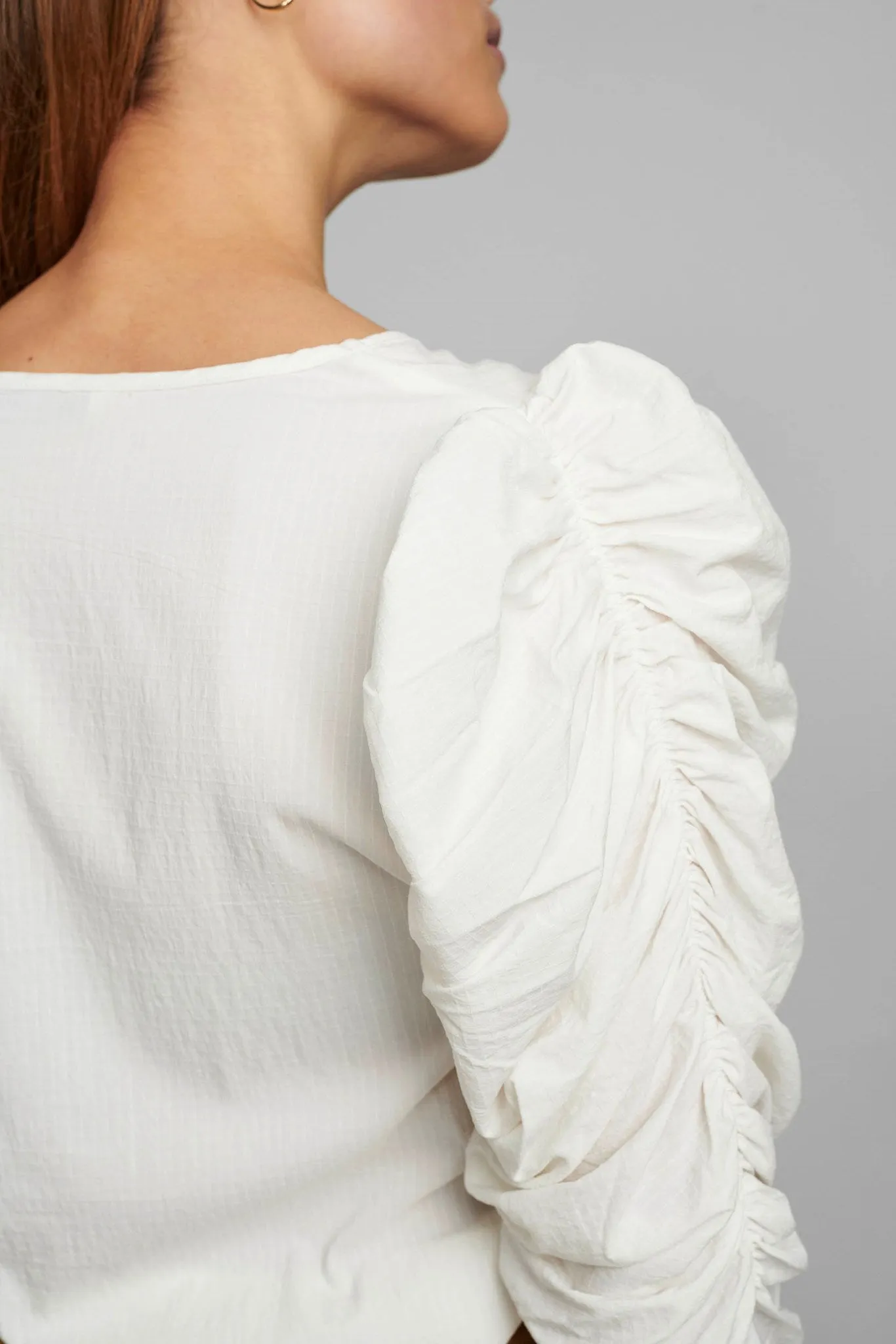 NUFIONA BLOUSE - Bright White