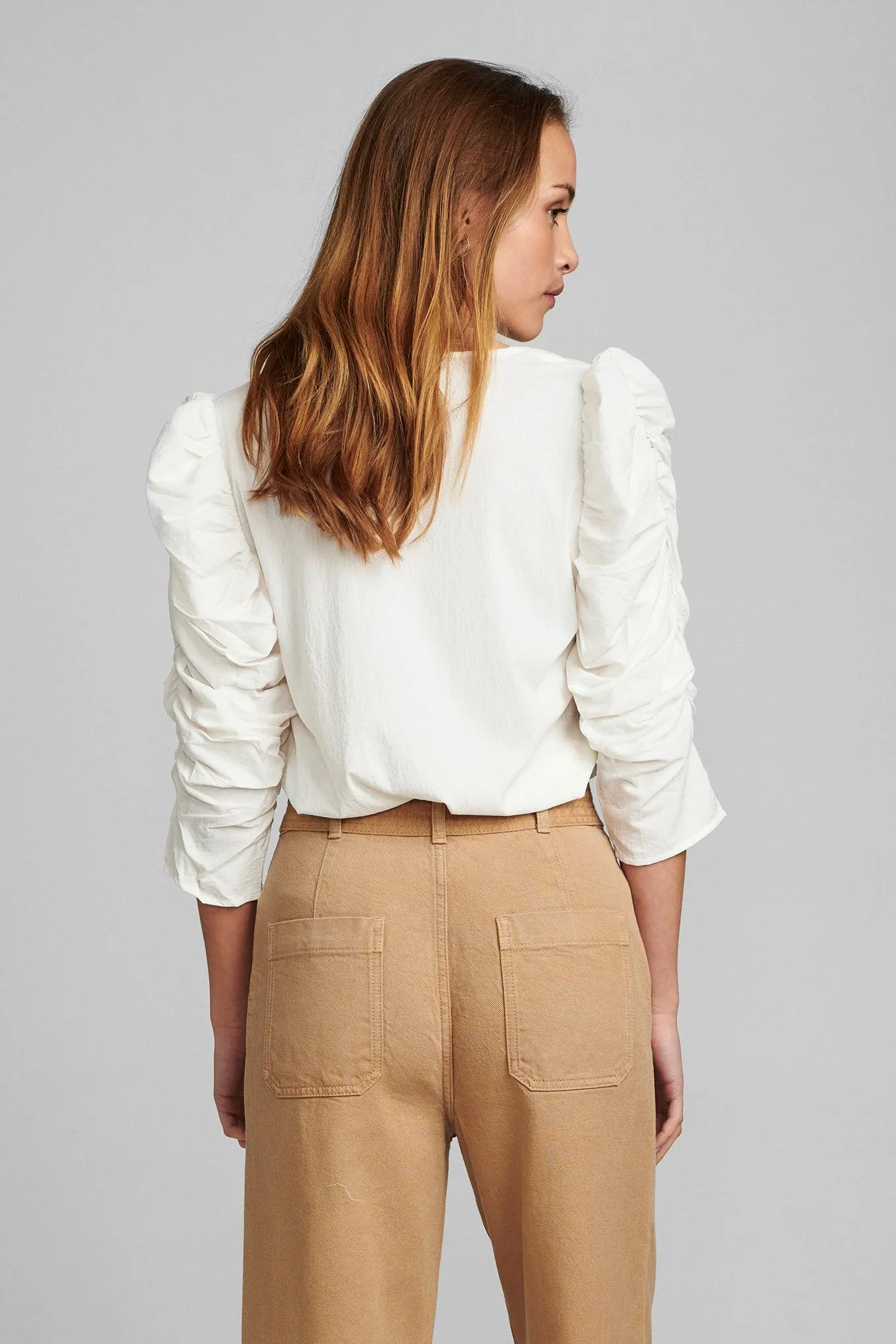 NUFIONA BLOUSE - Bright White