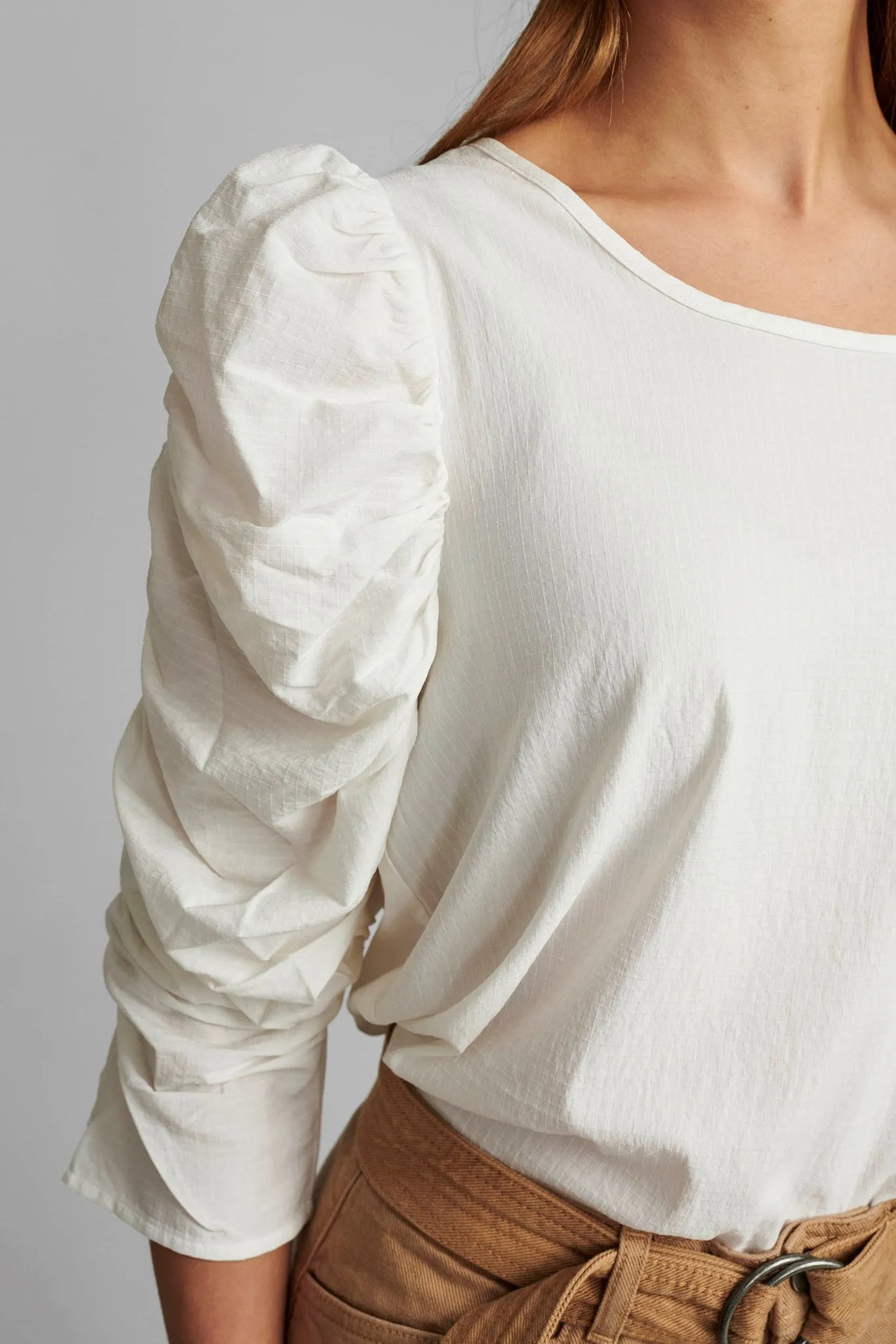 NUFIONA BLOUSE - Bright White
