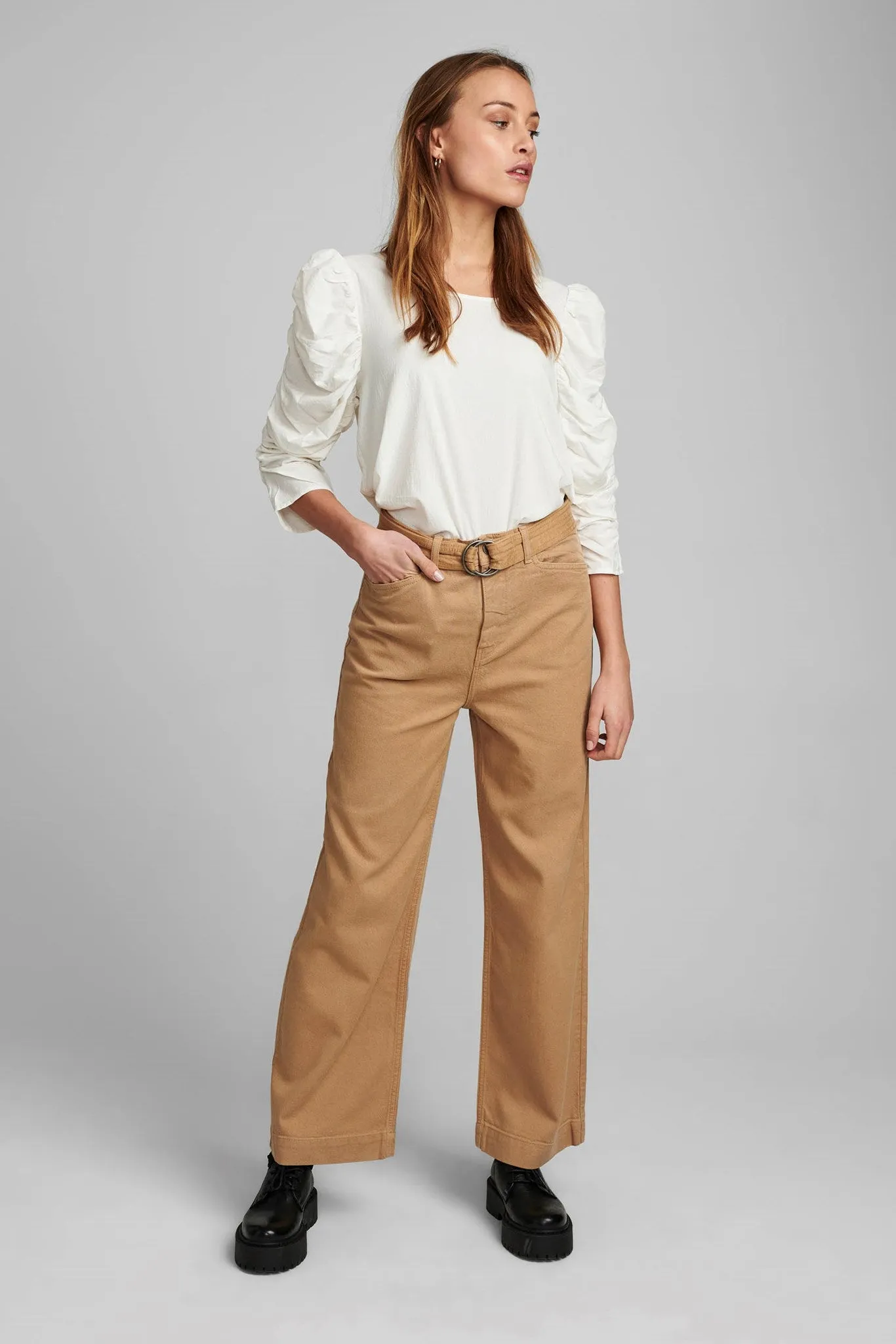 NUFIONA BLOUSE - Bright White
