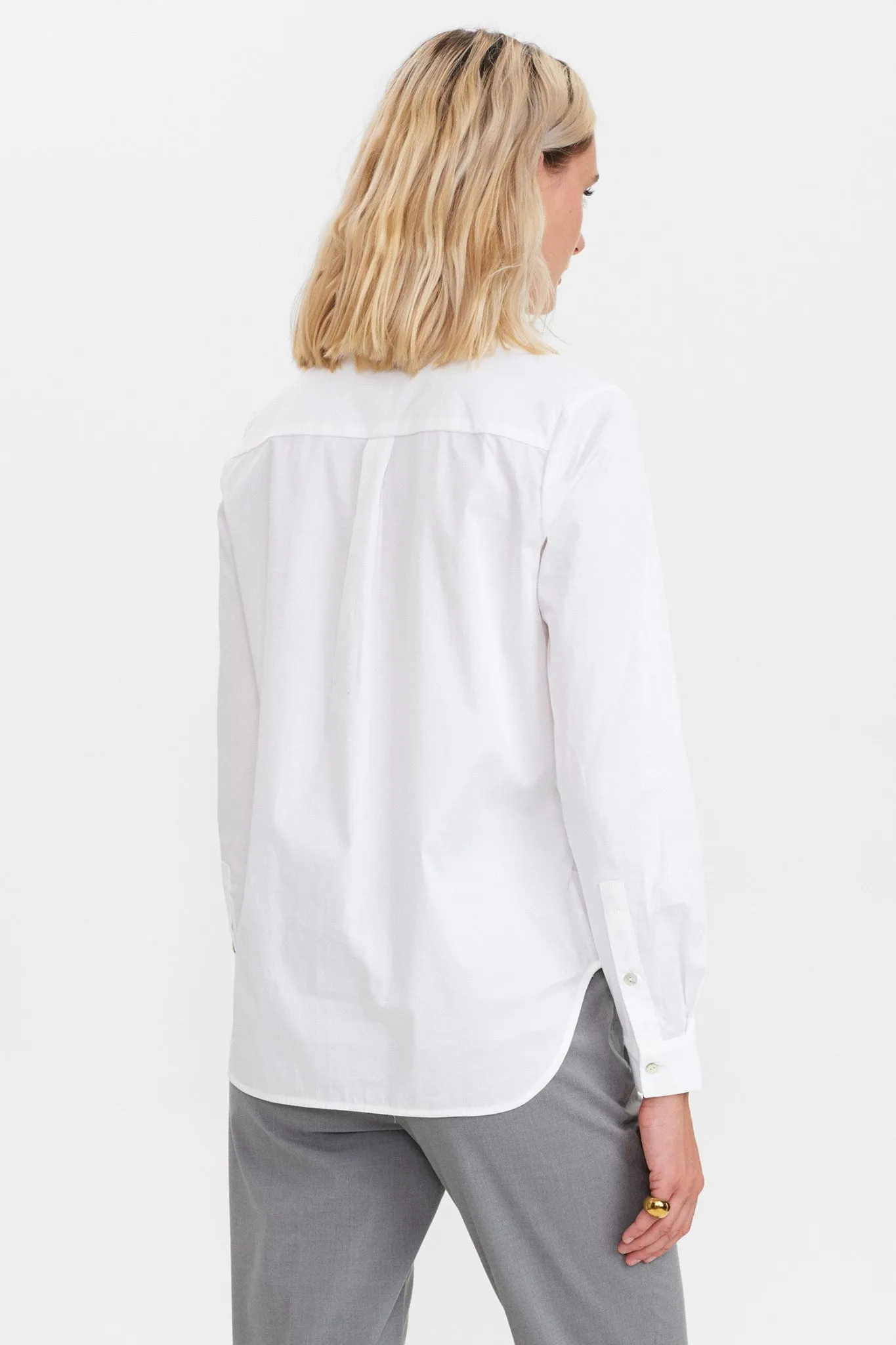 NULUCY SHIRT NOOS - Bright White