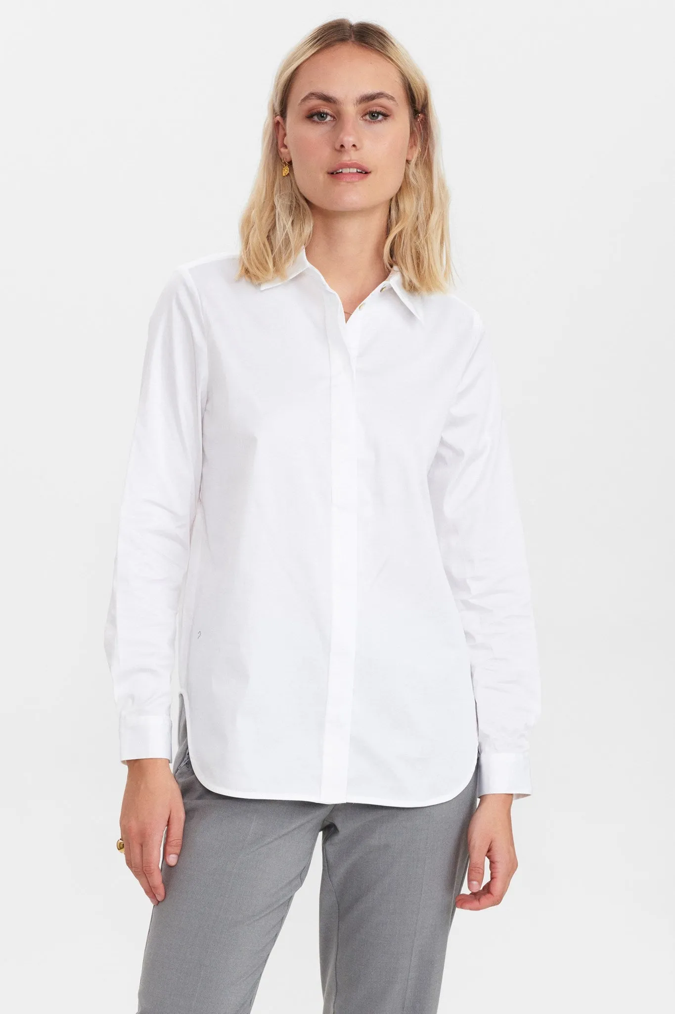 NULUCY SHIRT NOOS - Bright White
