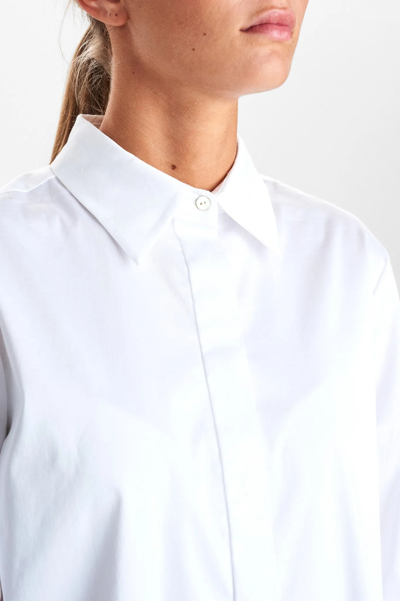 NULUCY SHIRT NOOS - Bright White