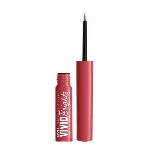 Nyx Brights Matte liquid liner on red