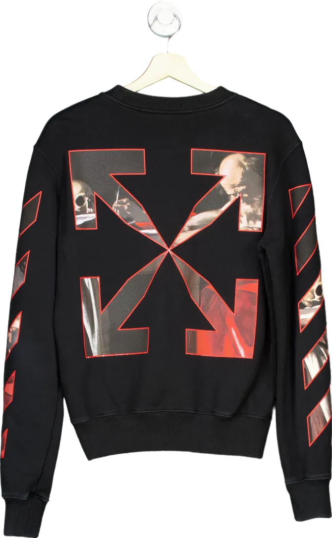 Off-White Black Caravaggio Painting sweatshirt UK XS