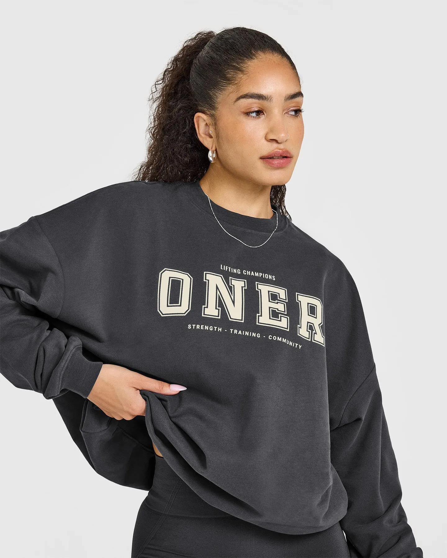 Oner Lightweight Sweatshirt | Coal