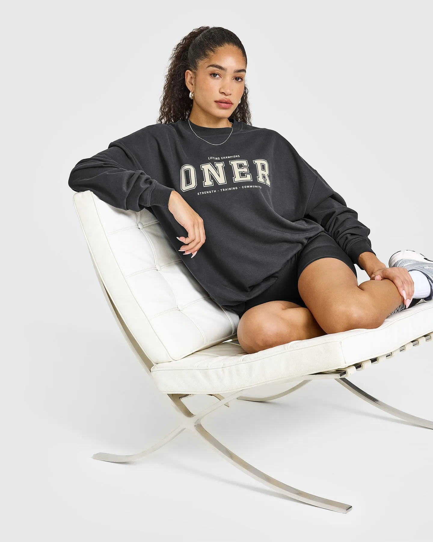 Oner Lightweight Sweatshirt | Coal
