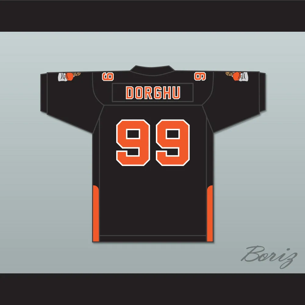Orc Fogteeth Dorghu 99 Black Football Jersey with Patches