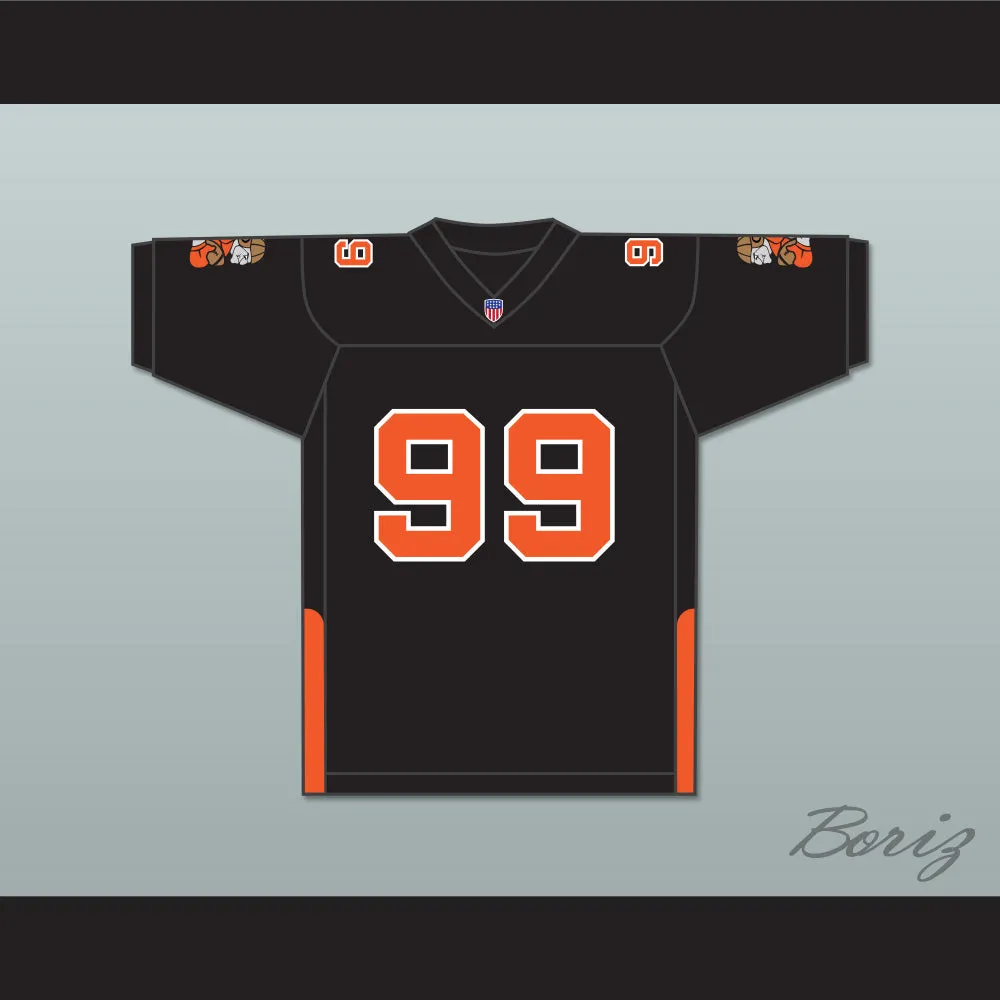 Orc Fogteeth Dorghu 99 Black Football Jersey with Patches