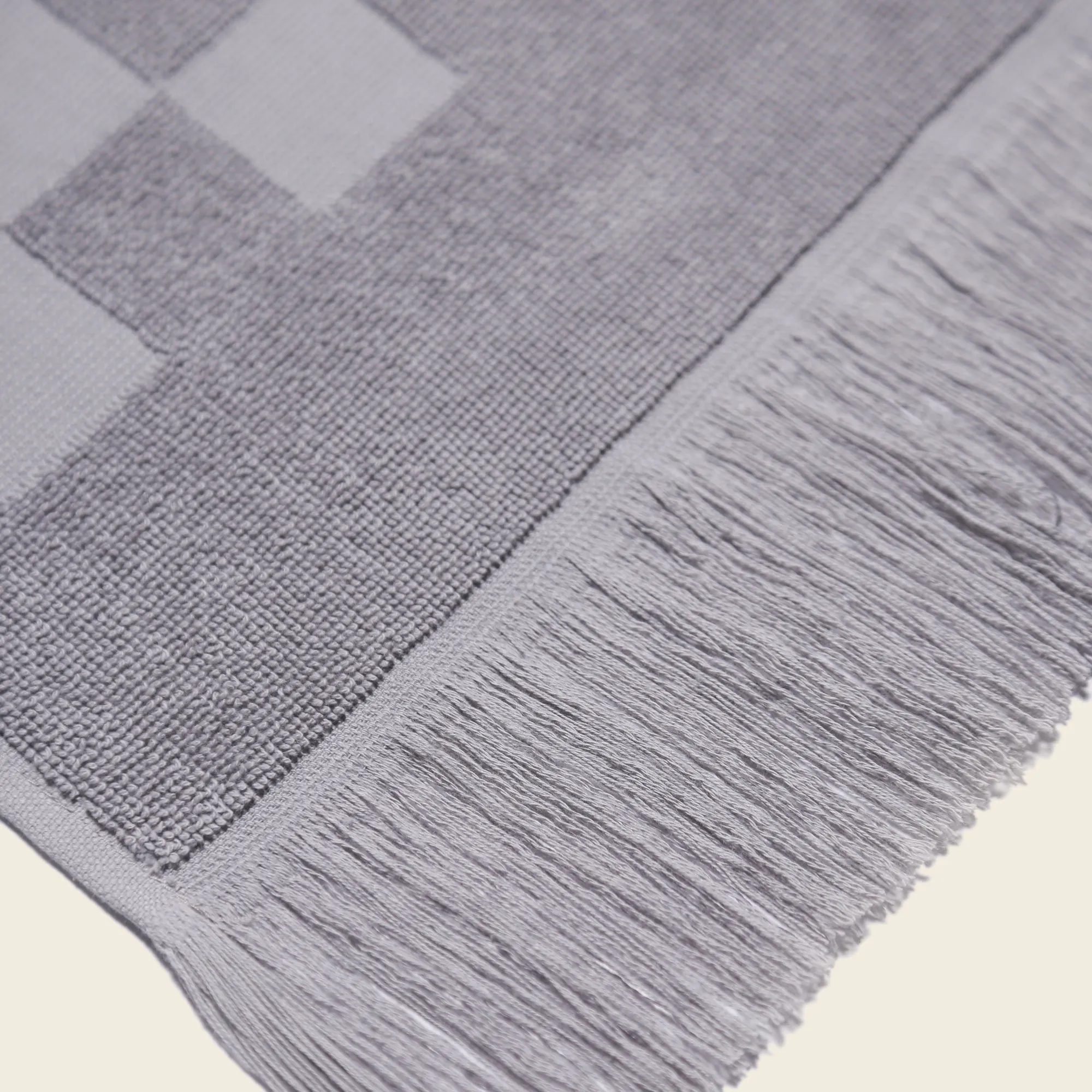 Organic Poolside Checkered Beach Towel