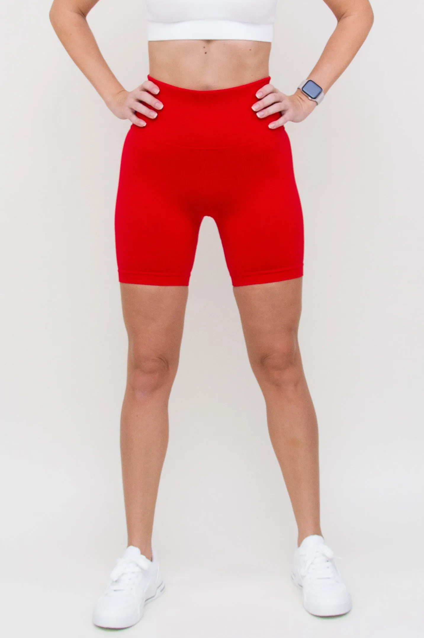 Šortai "Bright Red"