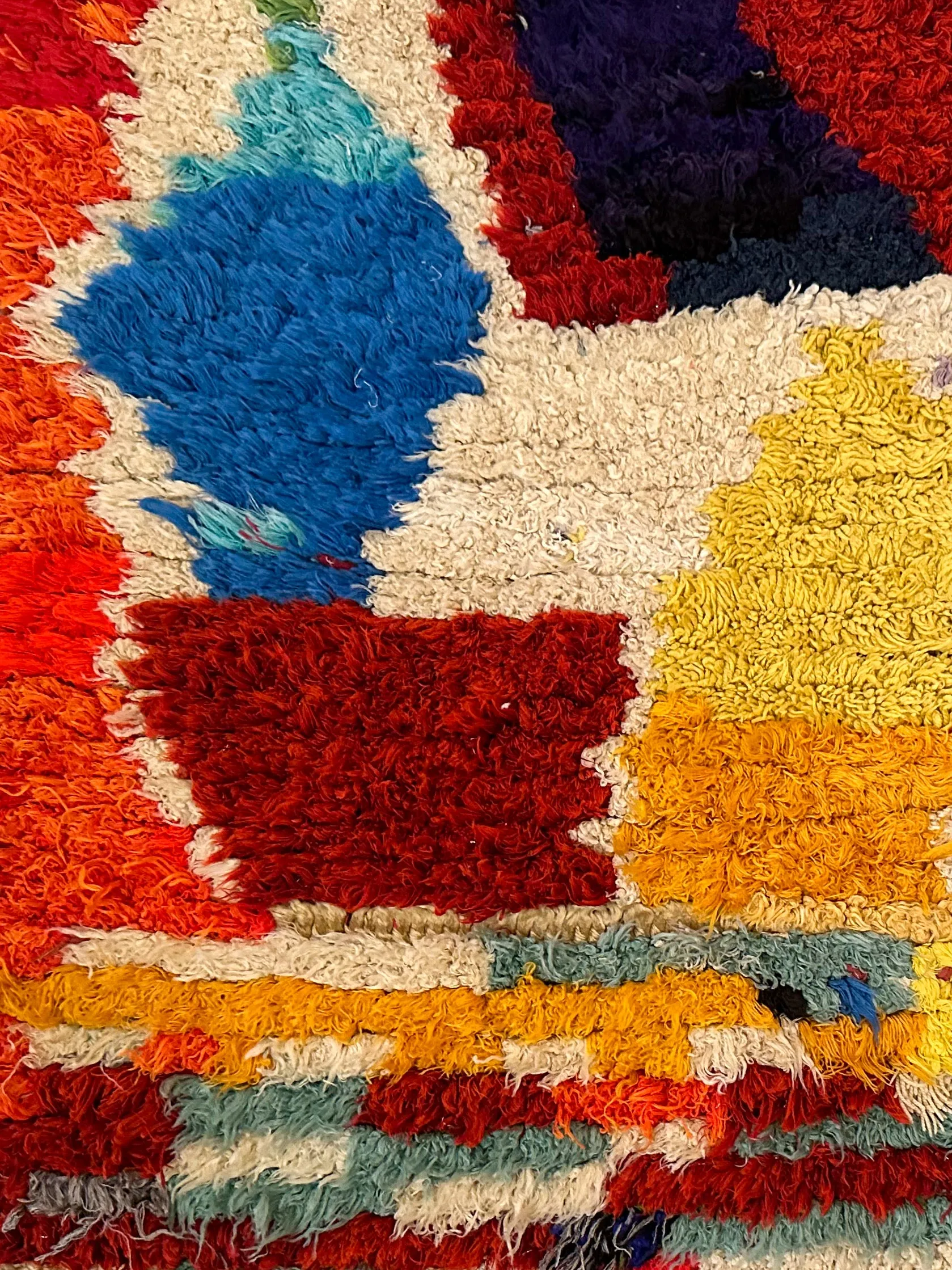 Oued Zem Colorful Abstract Boucherouite