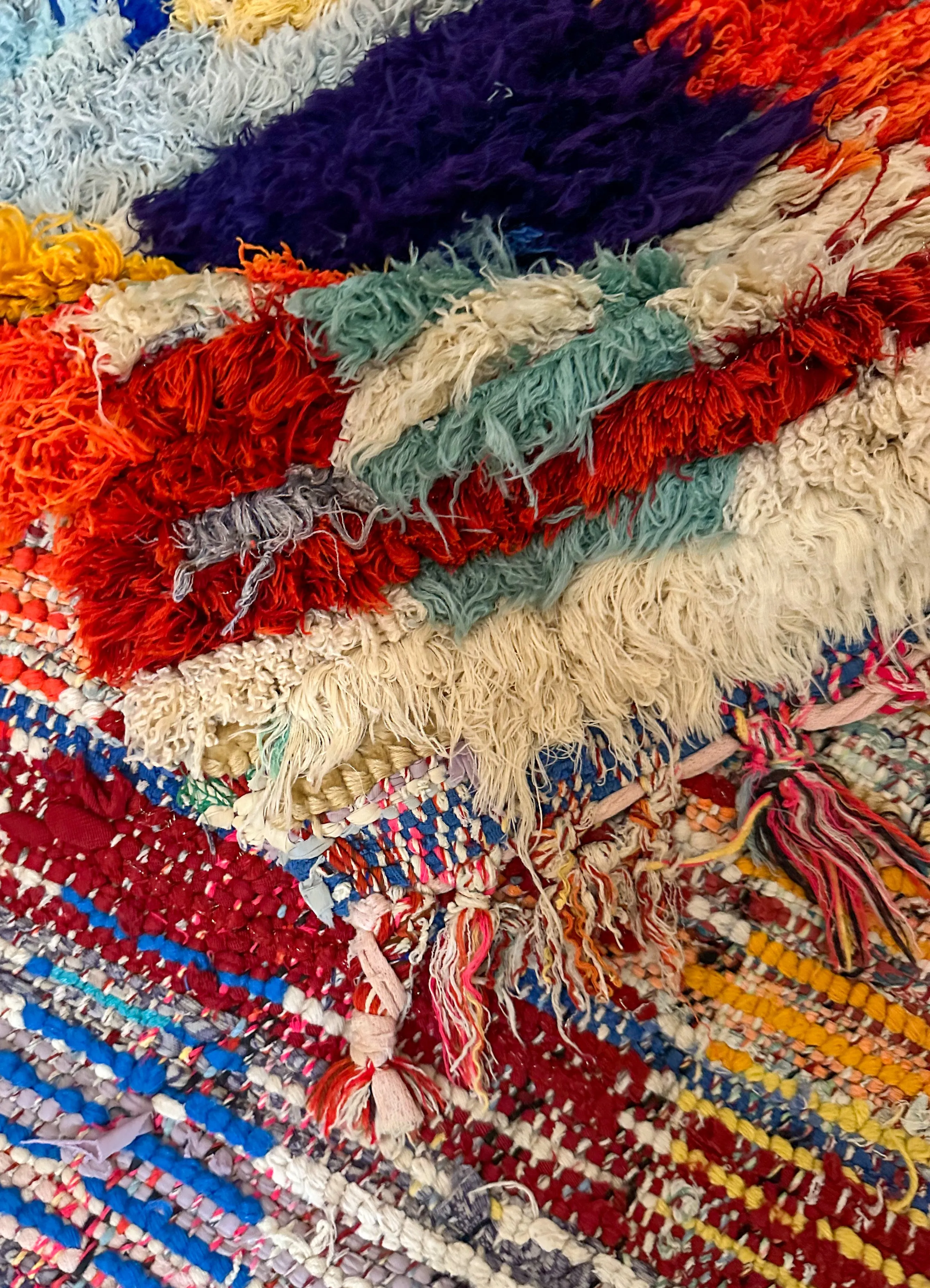 Oued Zem Colorful Abstract Boucherouite