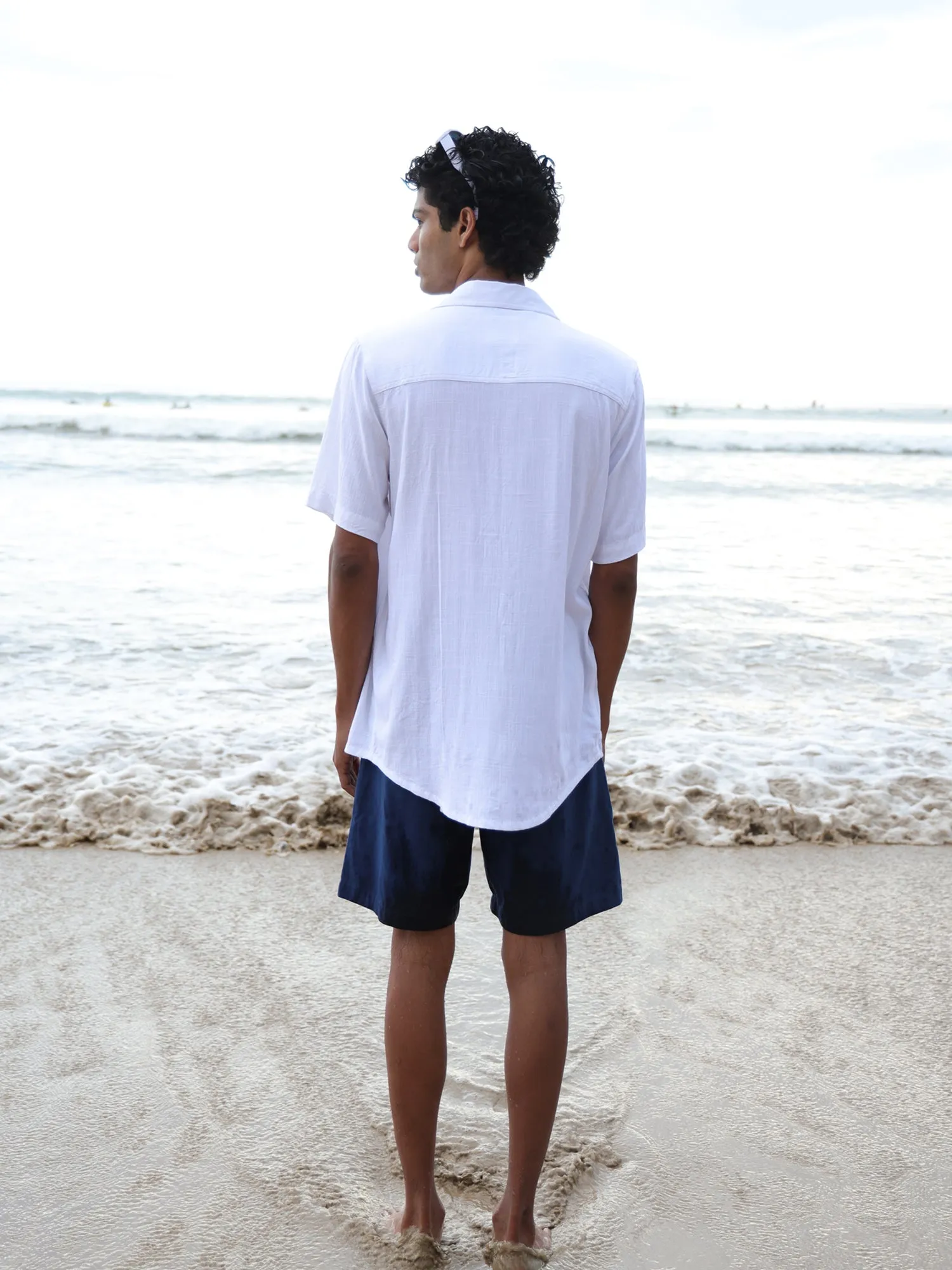 Oversized panel detailed shrit