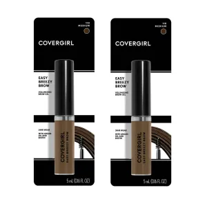 Pack of 2 CoverGirl Easy Breezy Brow Gel, Medium 110