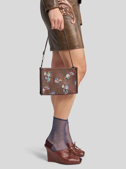 Paisley Pouch With Embroidery