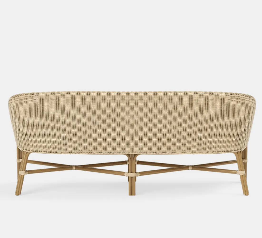 Paloma Beach Wicker Sofette - Two Sizes