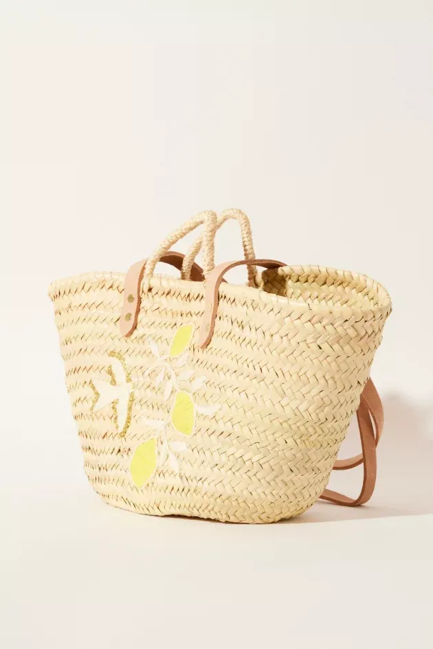PANIER LEMON BASKET BAG - JAUNE