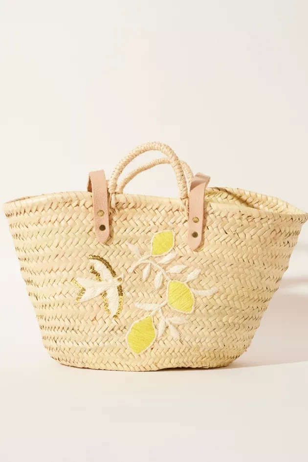 PANIER LEMON BASKET BAG - JAUNE