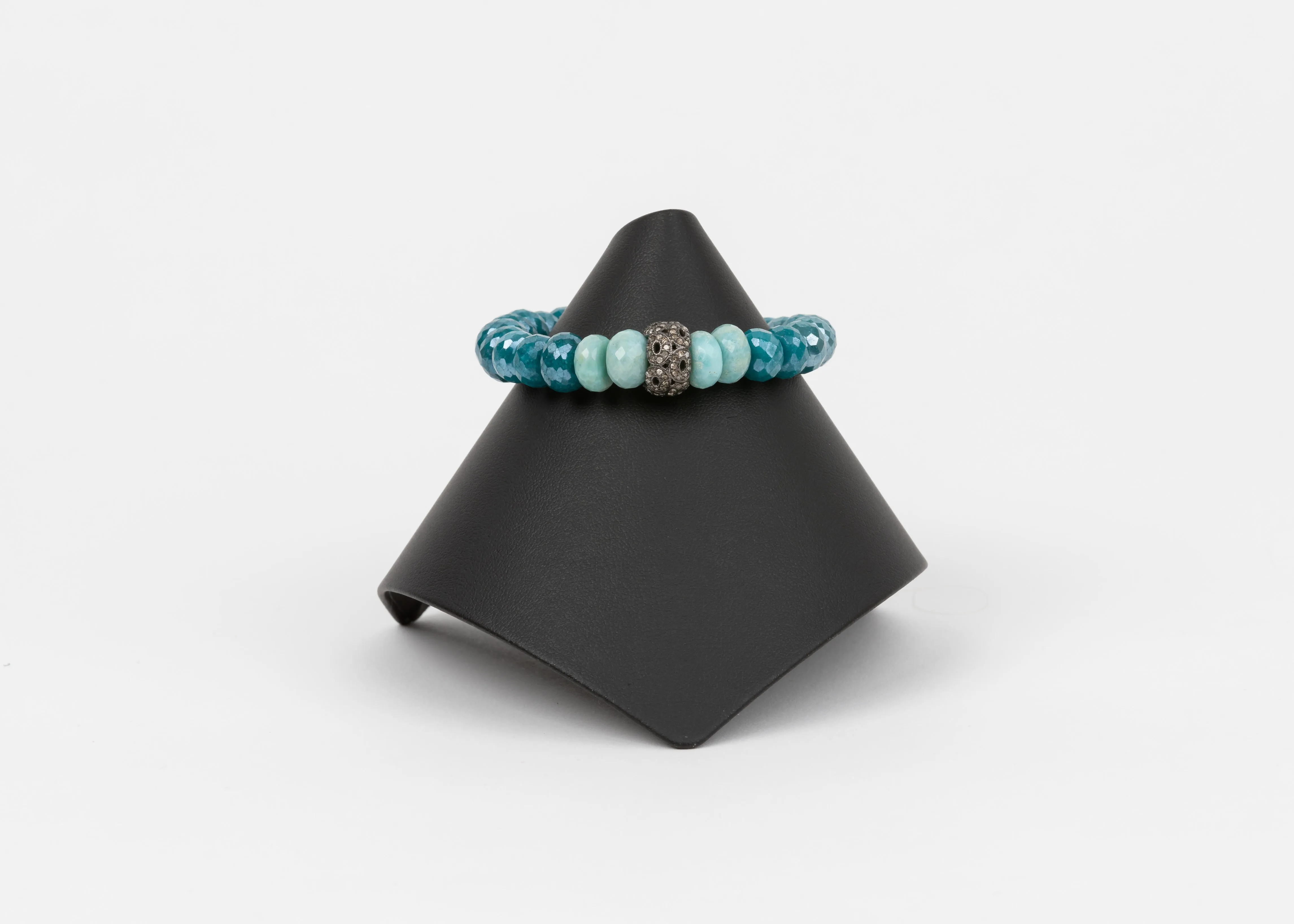 Pave Diamond, Mystic Moonstone, Paruvian Opal