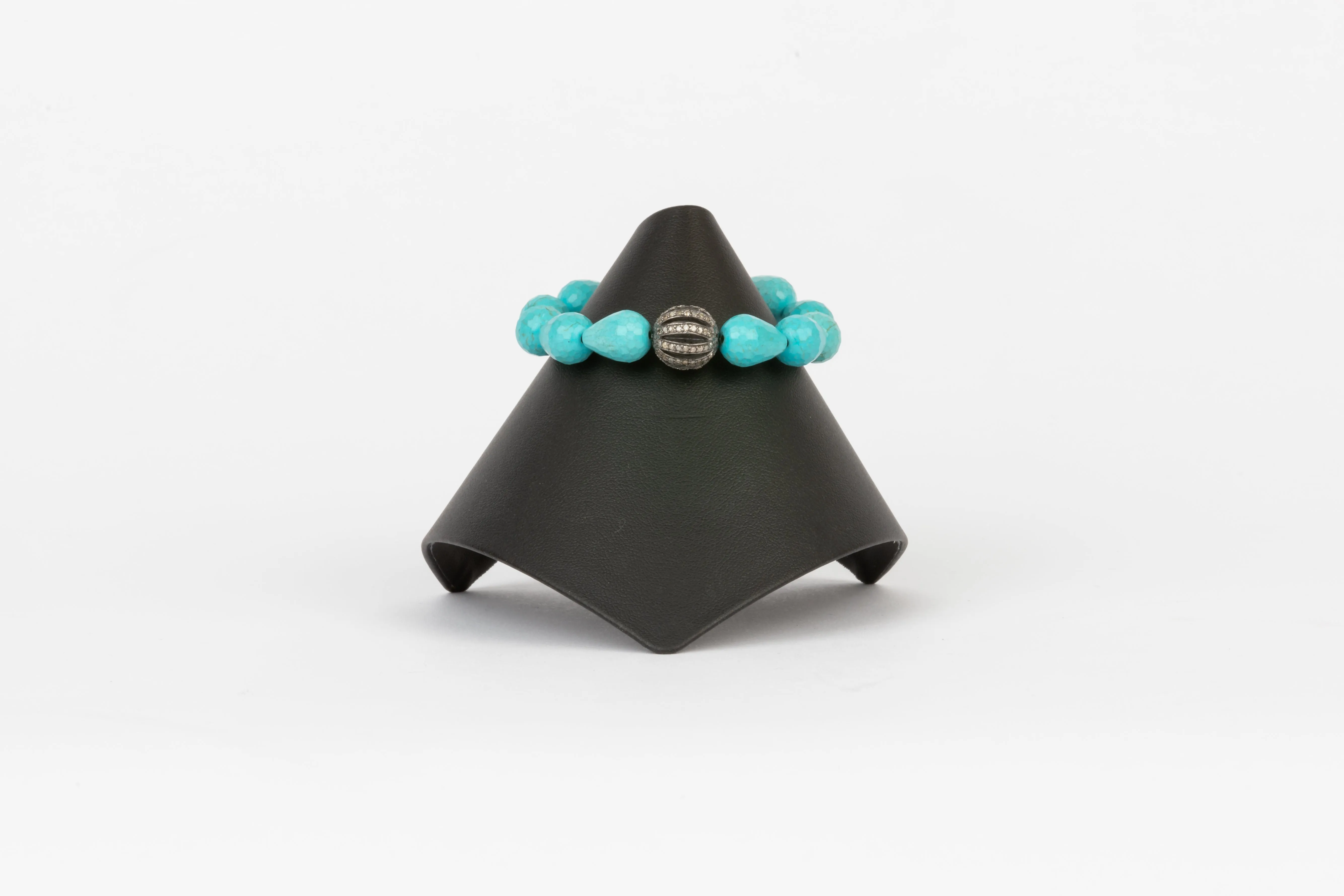 Pave  Diamond, Turquoise Bracelet