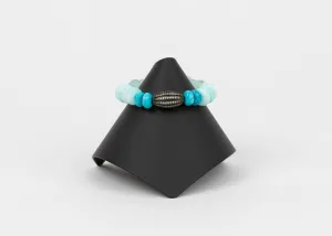 Pave Diamond, turquoise, péruvien opal