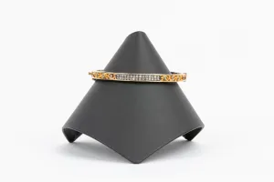 Pave Diamond, Vermeil Bangle