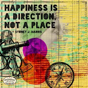 PDXC14167a -- "Happiness Is..." Inspirational Quote