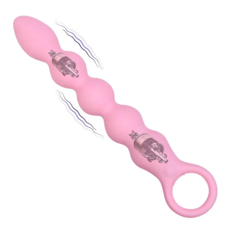 perles anales avec un bulbe en silicone Pathicus