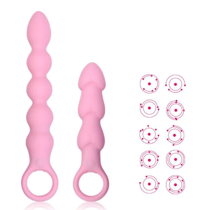 perles anales avec un bulbe en silicone Pathicus