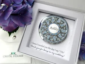 Personalized Name Compact Mirror