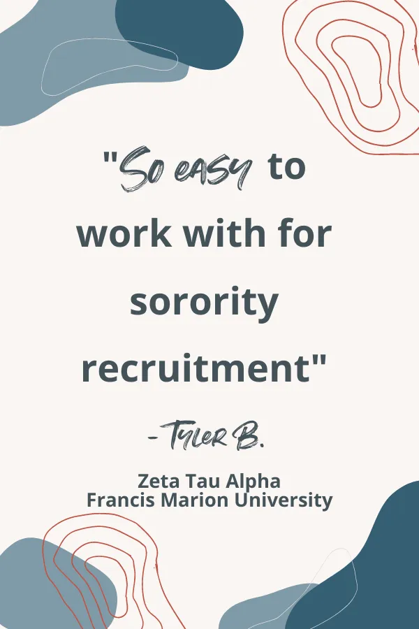 Phi Mu Colorful Recruitment Notch Tee