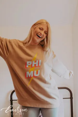 Phi Mu Lightning PR Sweatshirt