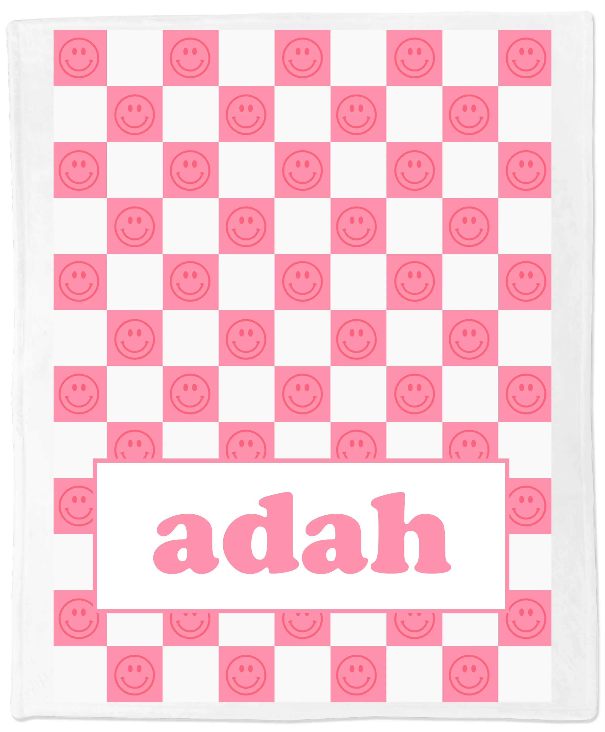 Pink Checkered Blanket