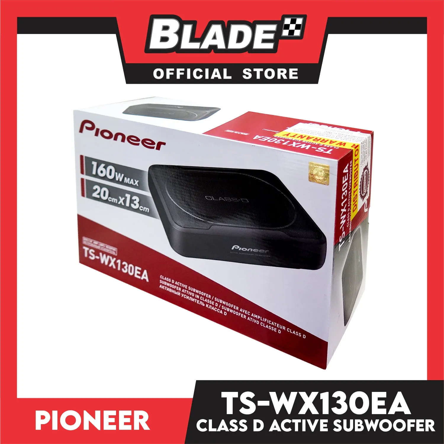 Pioneer TS-WX130EA Active Subwoofer 160W Max