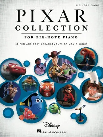 Pixar Collection for Big-Note Piano