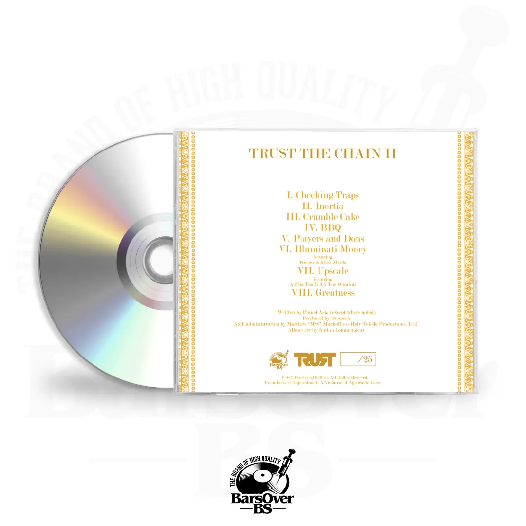 Planet Asia x 38 Spesh - Trust The Chain 2 (Jewel Case CD)