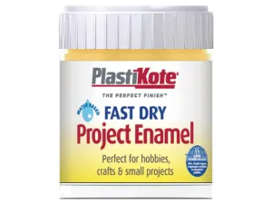 Plastikote Fast Dry Enamel Paint B31 Bottle Gold Leaf 59Ml