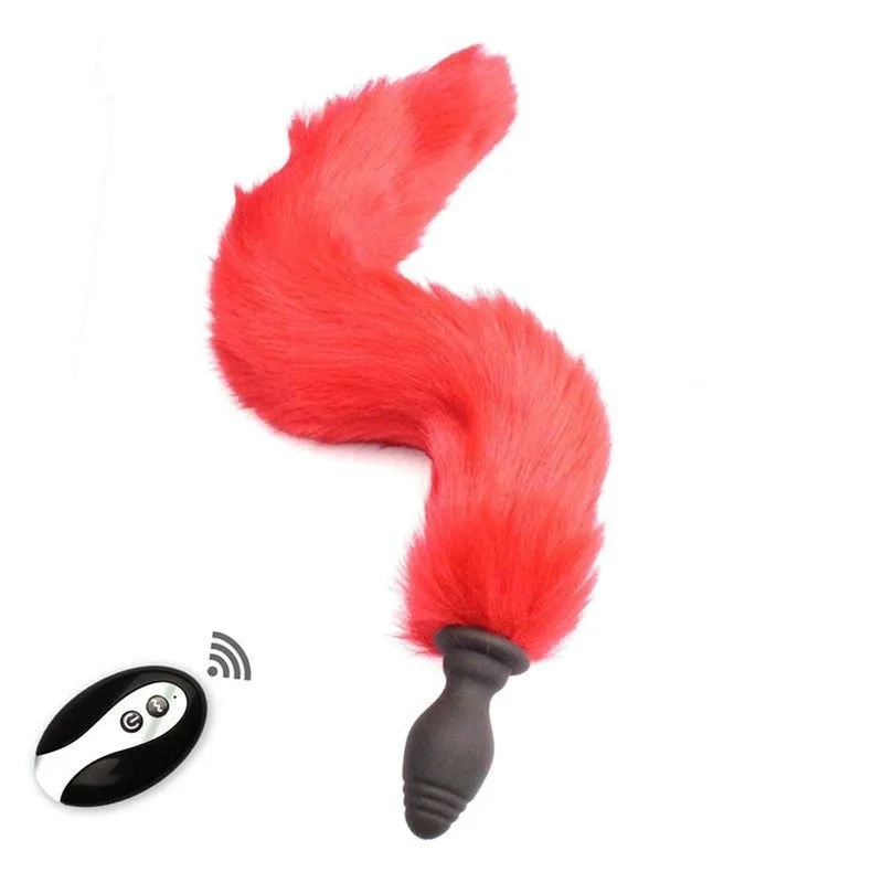 Plug Anal Queue de Chat vibrant wireless