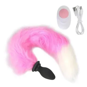 Plug Anal Queue Renard Silicone vibrant Rose