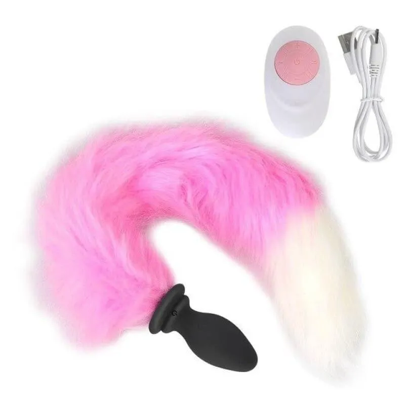 Plug Anal Queue Renard Silicone vibrant Rose