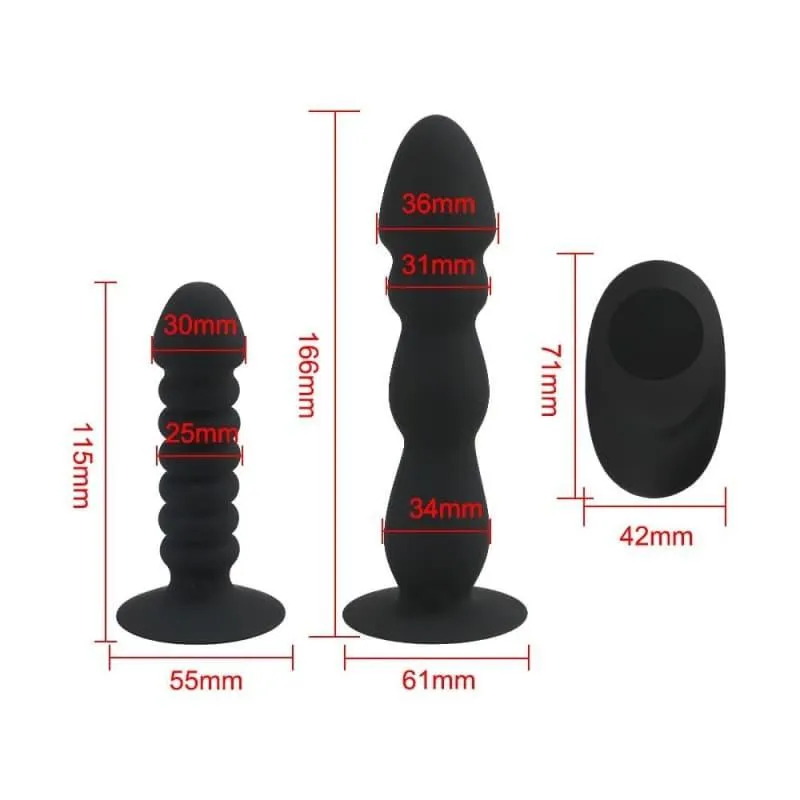 Plug Anal Silicone pénis 3.6cm