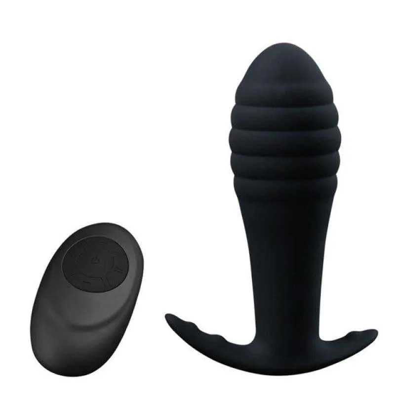 Plug Anal Silicone strie ancre