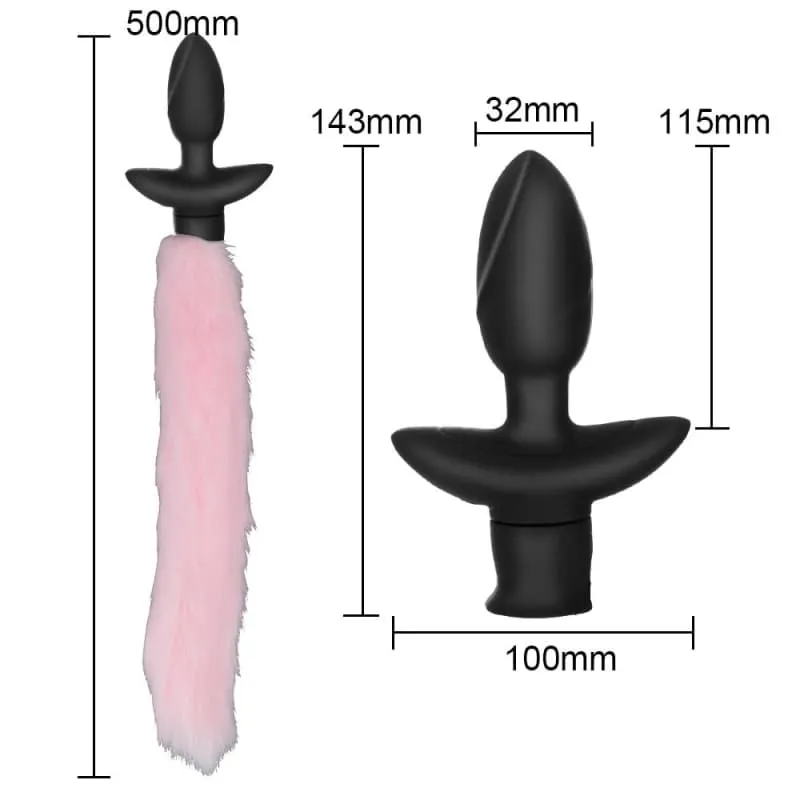 Plug Anal Silicone vibrant Rose claire