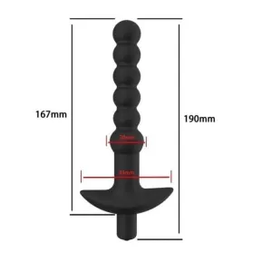 Plug Anal Vibrant 10 vibrations perles